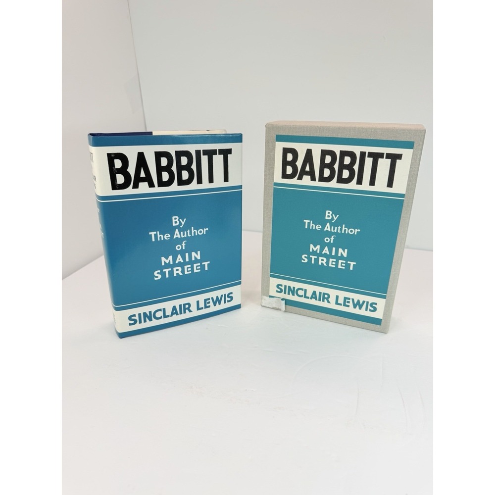 Babbitt by Sinclair Lewis - First Edition Library Facsimile Book with Slipcase